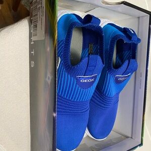 Geox Kids Royal Blue Slip-On Sneakers